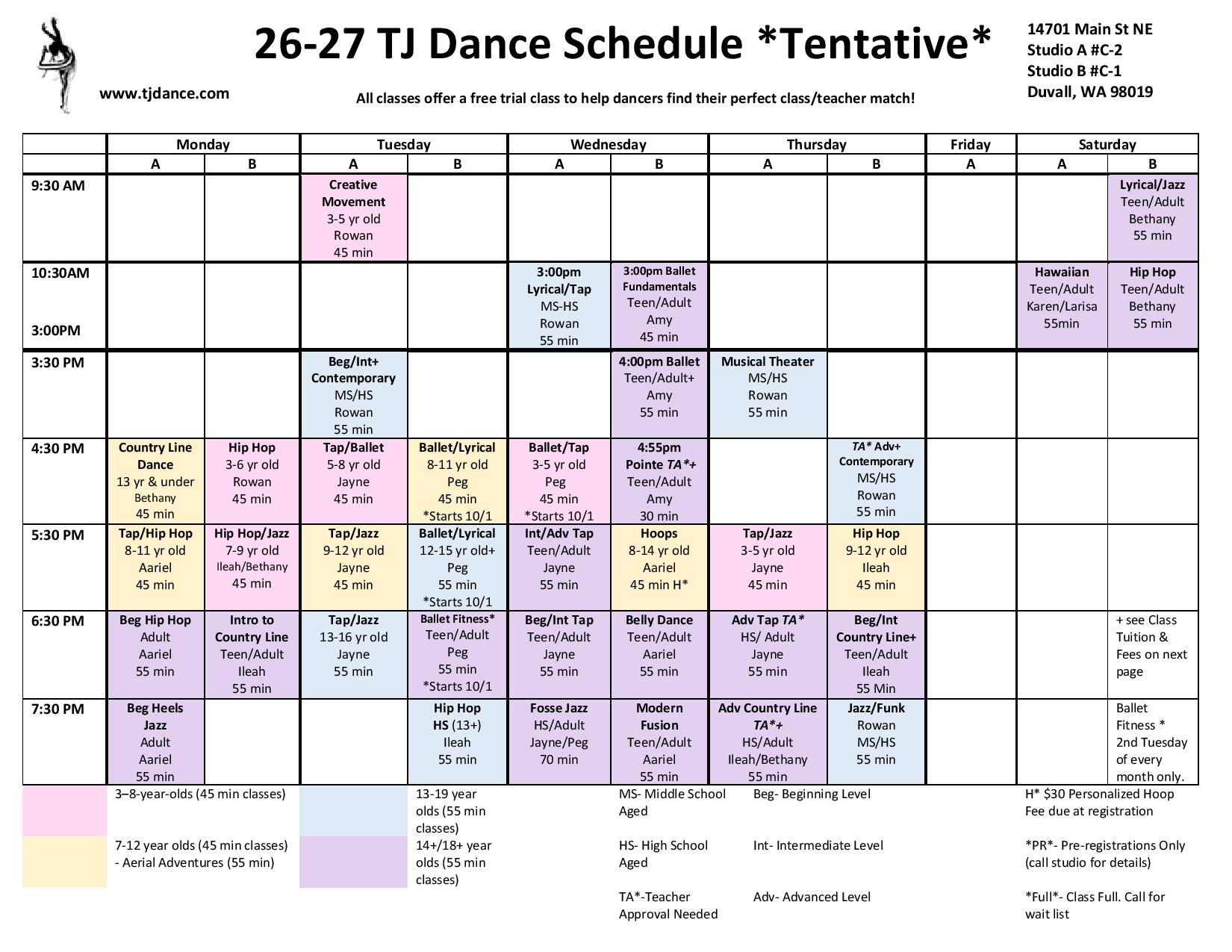 Page 1 - JPG - Dance Schedule